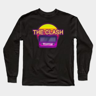 the clash retro Long Sleeve T-Shirt